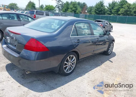 2007 Honda Accord 2.4 Se from USA, damaged, VIN 1HGCM56347A029183